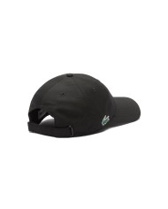 cappello con visiera nero da uomo con logo ricamo | LACOSTE cappello con visiera nero da uomo con logo ricamo | LACOSTE