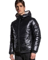PEUTEREY Piumino Uomo Robbo CY Double A-TI Reversibile Cappuccio Ne... PEUTEREY Piumino Uomo Robbo CY Double A-TI Reversibile Cappuccio Ne...