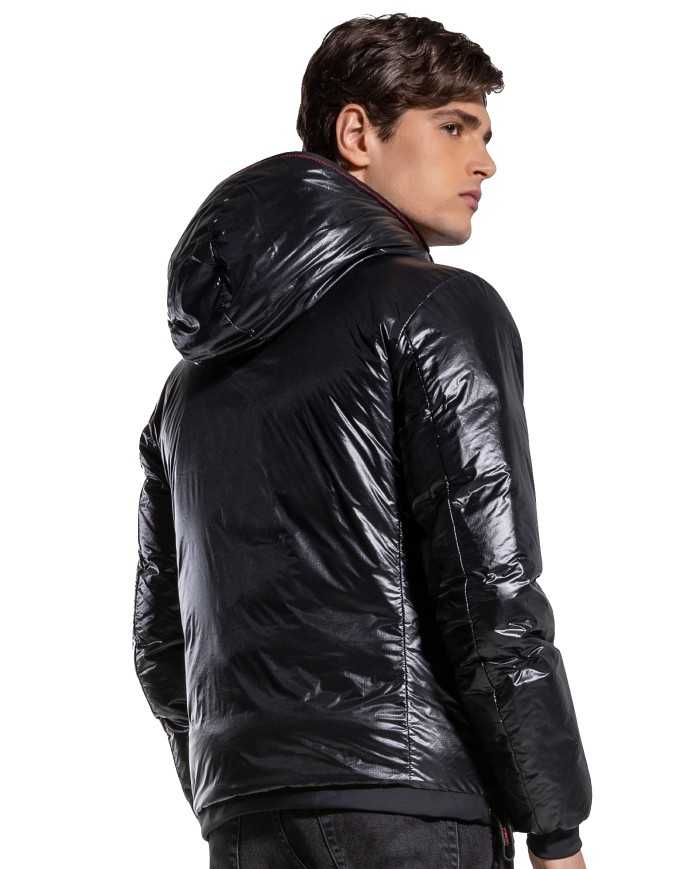 PEUTEREY Piumino Uomo Robbo CY Double A-TI Reversibile Cappuccio Ne... PEUTEREY Piumino Uomo Robbo CY Double A-TI Reversibile Cappuccio Ne...