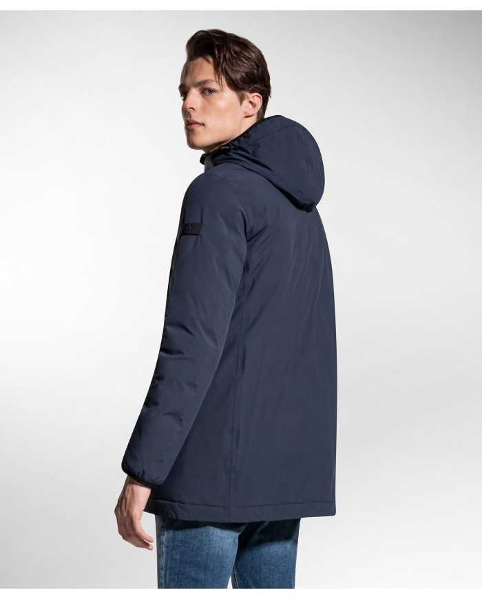 PEUTEREY Parka Uomo Tone KL A-TI Giacca Cappuccio Impermeabile Blu ... PEUTEREY Parka Uomo Tone KL A-TI Giacca Cappuccio Impermeabile Blu ...