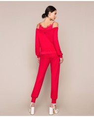 maglia amarena da donna effetto doppio capo | TWINSET maglia amarena da donna effetto doppio capo | TWINSET