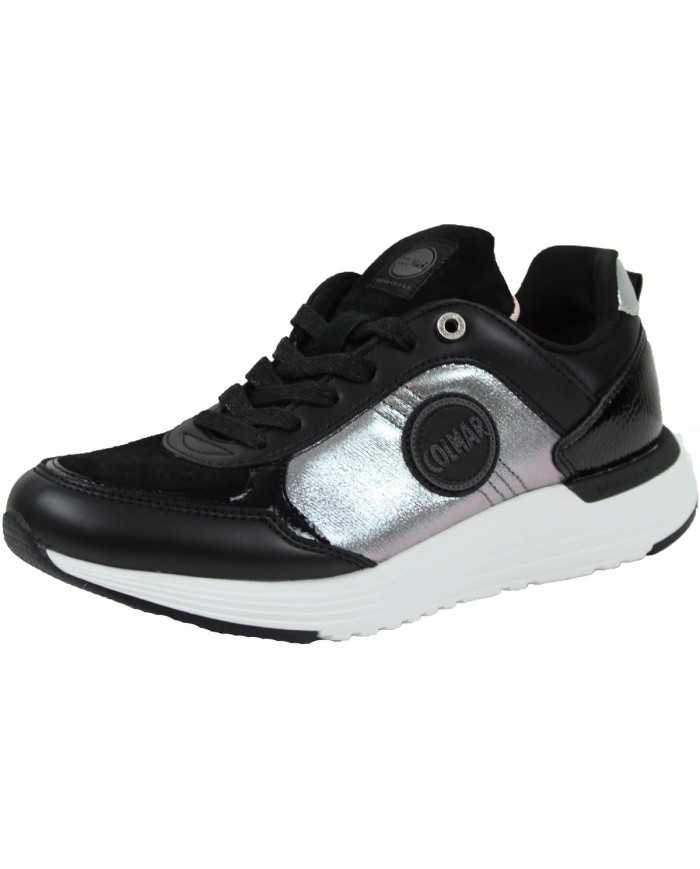 COLMAR Sneakers Donna Travis X1 Gliss 2020 Scarpe Metallizzata Nera... COLMAR Sneakers Donna Travis X1 Gliss 2020 Scarpe Metallizzata Nera...