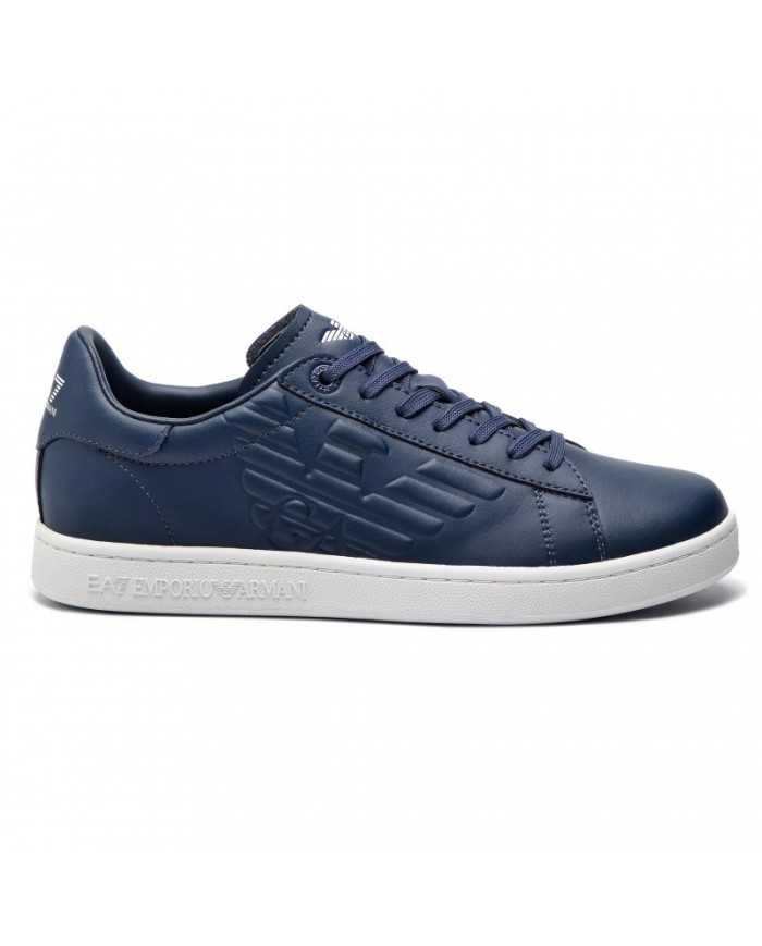 sneakers navy da uomo logato in tono sul alto | EA7 sneakers navy da uomo logato in tono sul alto | EA7