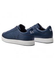 sneakers navy da uomo logato in tono sul alto | EA7