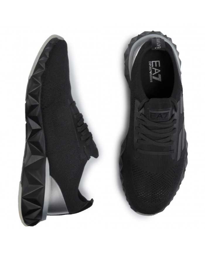 EA7 sneaker Emporio Armani Uomo X8X048 XK113 A-TI Scarpe Nero Tessu...