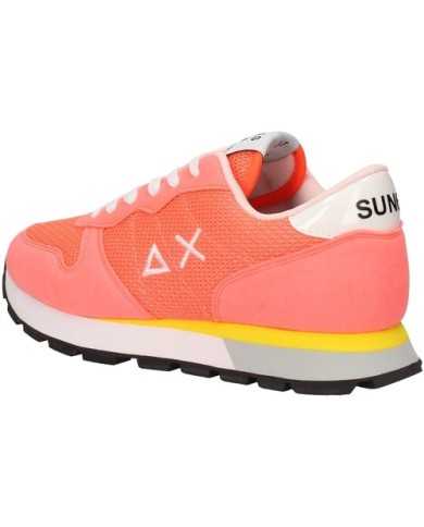 sneakers corallo da donna con inserti in nylon e loghi | SUN68 sneakers corallo da donna con inserti in nylon e loghi | SUN68