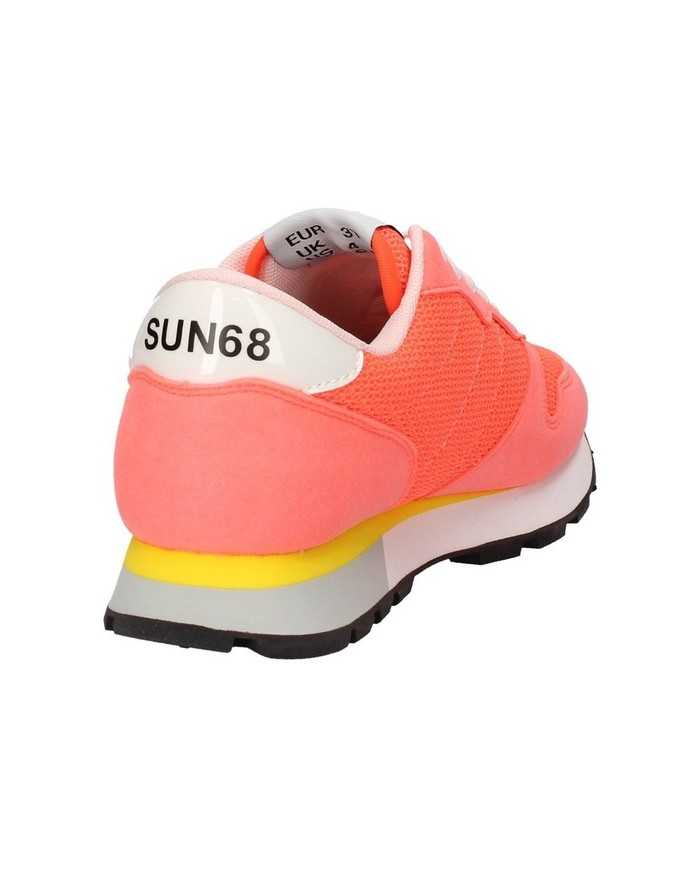 sneakers corallo da donna con inserti in nylon e loghi | SUN68 sneakers corallo da donna con inserti in nylon e loghi | SUN68