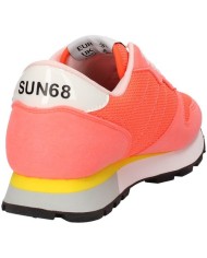 sneakers corallo da donna con inserti in nylon e loghi | SUN68 sneakers corallo da donna con inserti in nylon e loghi | SUN68
