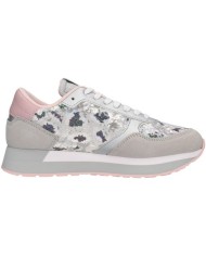 sneakers grigie chiaro da donna con dettagli in paillettes | SUN68 sneakers grigie chiaro da donna con dettagli in paillettes | SUN68