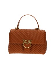 borsa cuoio da donna in NAPPA trapuntata logata LOVE BIRDS CUT | PINKO borsa cuoio da donna in NAPPA trapuntata logata LOVE BIRDS CUT | PINKO