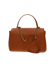 borsa cuoio da donna in NAPPA trapuntata logata LOVE BIRDS CUT | PINKO borsa cuoio da donna in NAPPA trapuntata logata LOVE BIRDS CUT | PINKO