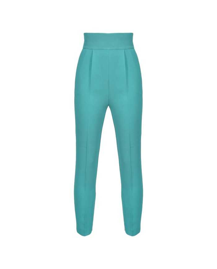 pantalone a VITA ALTA light blue da donna con PENCES avanti | PINKO pantalone a VITA ALTA light blue da donna con PENCES avanti | PINKO