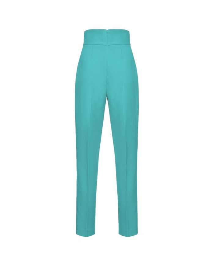 pantalone a VITA ALTA light blue da donna con PENCES avanti | PINKO pantalone a VITA ALTA light blue da donna con PENCES avanti | PINKO