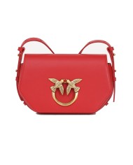 borsa LOVE CLICK MINI rosso granato da donna esagonale | PINKO borsa LOVE CLICK MINI rosso granato da donna esagonale | PINKO