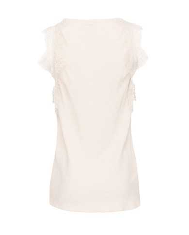 top senza maniche rosa da donna con logo pattern | PINKO top senza maniche rosa da donna con logo pattern | PINKO