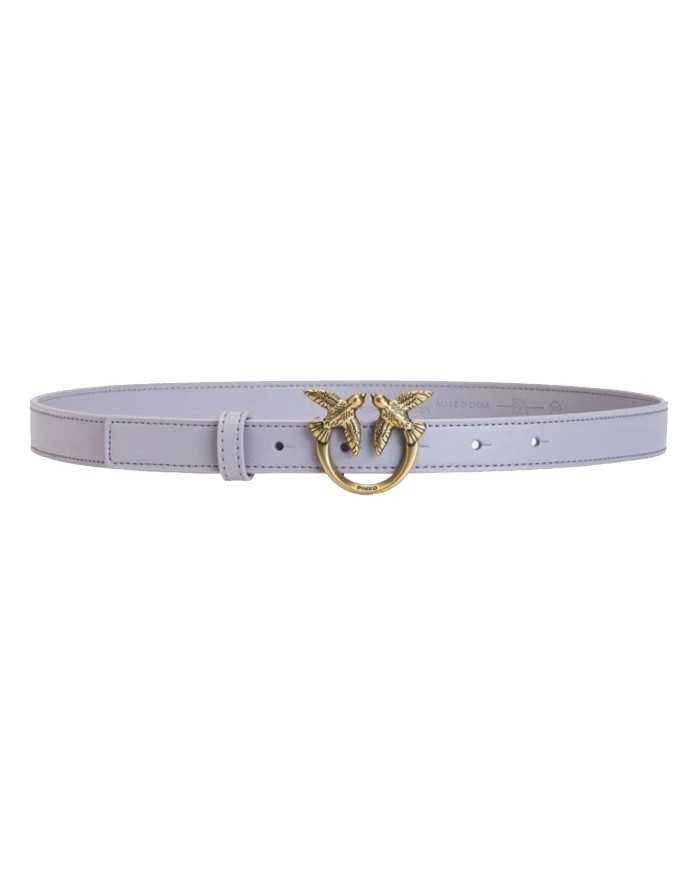cintura H2 iris da donna con fibbia logata LOVE BIRDS CUT | PINKO cintura H2 iris da donna con fibbia logata LOVE BIRDS CUT | PINKO