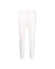 pantalone rosa fumo da donna con gamba cropped | PINKO