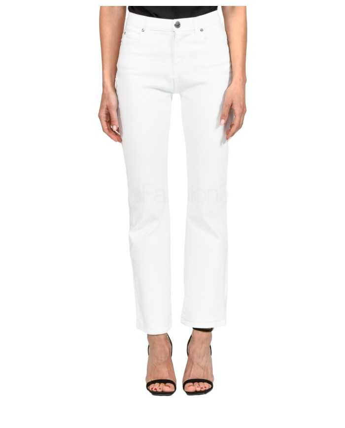 jeans regular leggermente svasati bianchi da donna | PINKO jeans regular leggermente svasati bianchi da donna | PINKO
