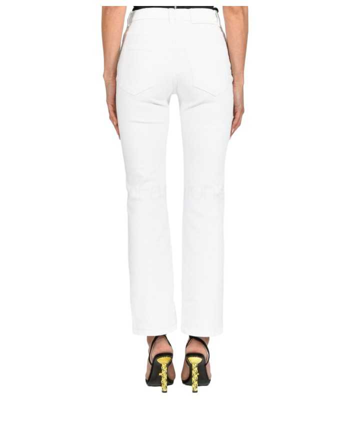 jeans regular leggermente svasati bianchi da donna | PINKO jeans regular leggermente svasati bianchi da donna | PINKO