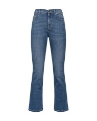 jeans denim medio da donna stile bootcut flare-fit | PINKO