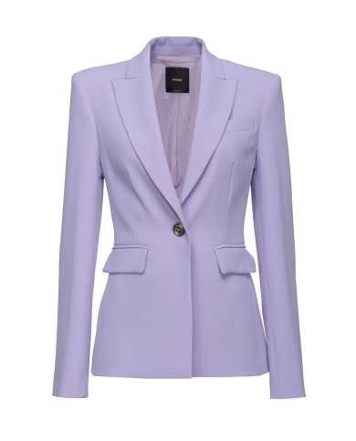 giacca blazer viola da donna stretta ai fianchi | PINKO giacca blazer viola da donna stretta ai fianchi | PINKO