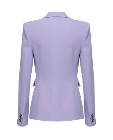 giacca blazer viola da donna stretta ai fianchi | PINKO giacca blazer viola da donna stretta ai fianchi | PINKO