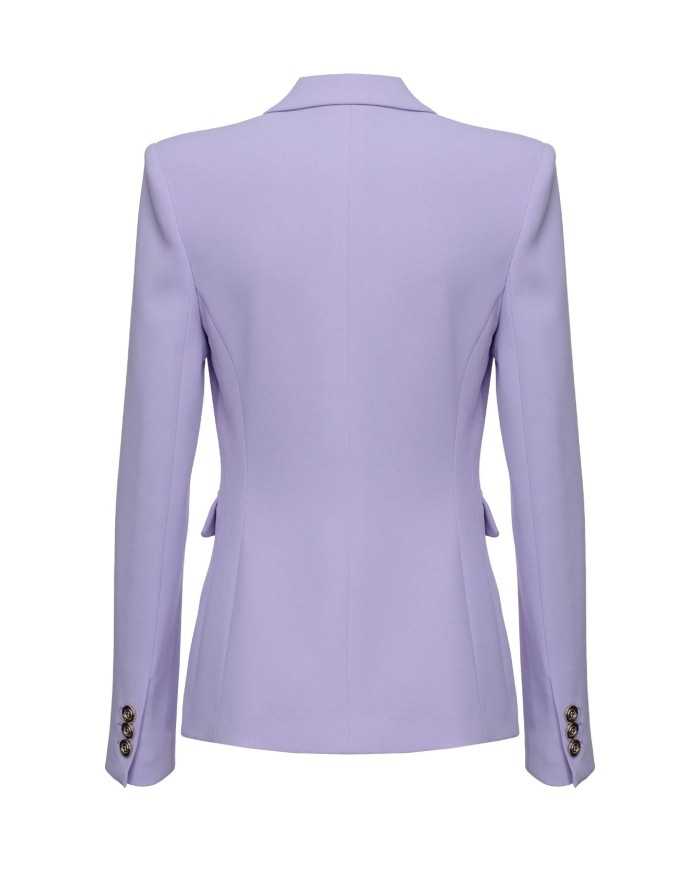 giacca blazer viola da donna stretta ai fianchi | PINKO giacca blazer viola da donna stretta ai fianchi | PINKO