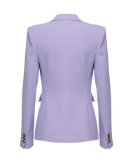 giacca blazer viola da donna stretta ai fianchi | PINKO