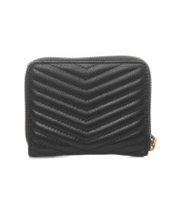 portafogli nero da donna in pelle trapuntata in nappa | PINKO portafogli nero da donna in pelle trapuntata in nappa | PINKO