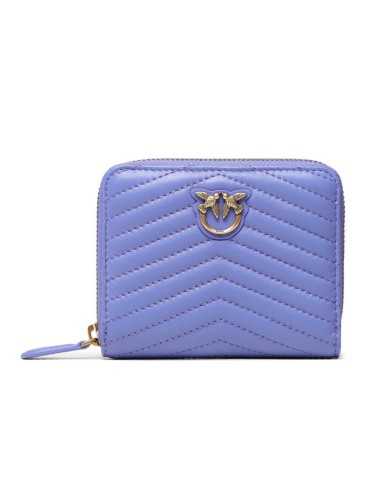 portafogli blu Corsica da donna in pelle trapuntata in nappa | PINKO portafogli blu Corsica da donna in pelle trapuntata in nappa | PINKO