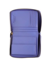 portafogli blu Corsica da donna in pelle trapuntata in nappa | PINKO