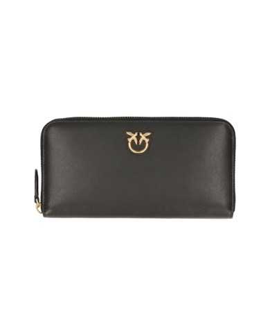 portafogli lungo nero da donna con logo LOVE BIRDS CUT | PINKO portafogli lungo nero da donna con logo LOVE BIRDS CUT | PINKO