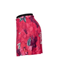shorts con fantasia floreale fuxia e rosa da donna | PINKO