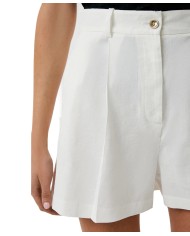 short bianco da donna con passanti per cintura | PINKO