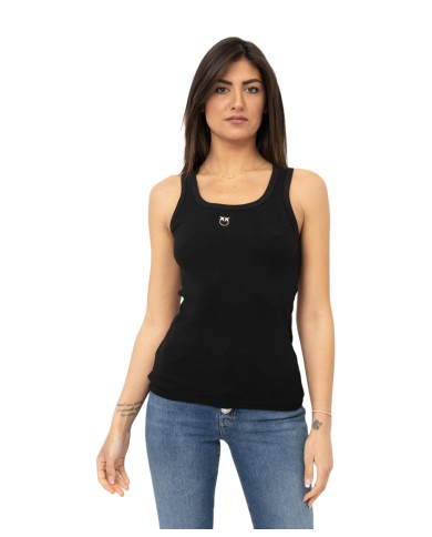 売れ筋商品|||ピンコ Tシャツ レディース トップス CALCOLATORE CANOTTIERA - Top - black pinko-tank-top-donna-100807-