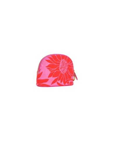 borsa rosa e rossa da donna a fantasia floreale con piume | PINKO borsa rosa e rossa da donna a fantasia floreale con piume | PINKO