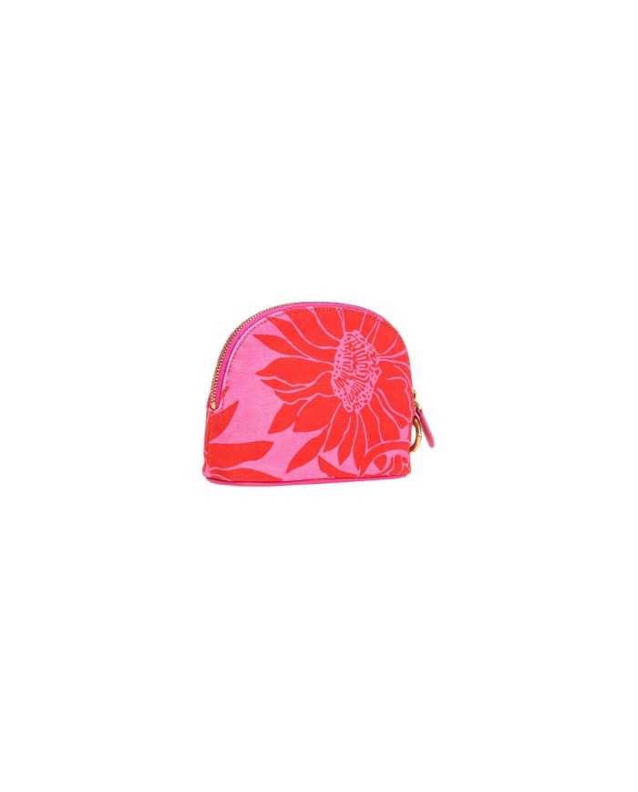 borsa rosa e rossa da donna a fantasia floreale con piume | PINKO borsa rosa e rossa da donna a fantasia floreale con piume | PINKO