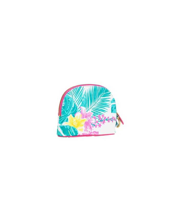 borsa bianca e gialla da donna a fantasia floreale con piume | PINKO borsa bianca e gialla da donna a fantasia floreale con piume | PINKO