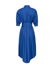 abito blu surf da donna con cintura a fusciacca, orlo e gonna | PINKO