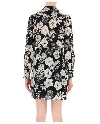 abito nero e burro da donna con fantasia floreale e gonna | PINKO abito nero e burro da donna con fantasia floreale e gonna | PINKO