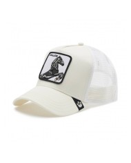 berretto trucker bianco da uomo con stampa "STALLION" | GOORIN BROS berretto trucker bianco da uomo con stampa "STALLION" | GOORIN BROS