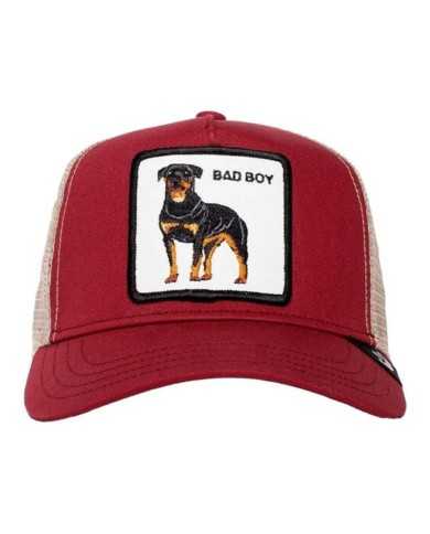 berretto trucker rosso da uomo con stampa "BAD BOY" | GOORIN BROS berretto trucker rosso da uomo con stampa "BAD BOY" | GOORIN BROS