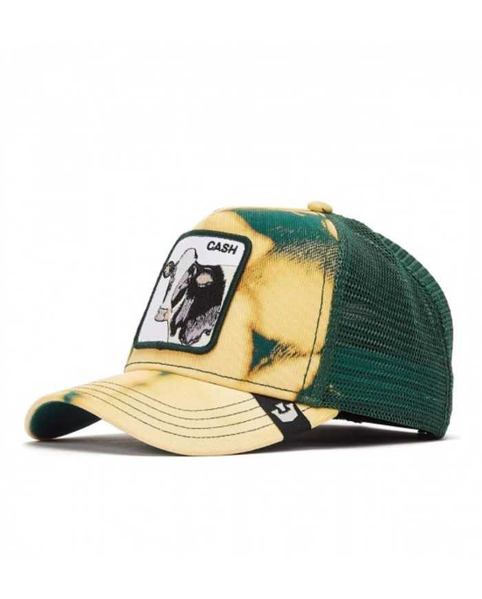 berretto trucker verde da uomo con stampa "CASH" | GOORIN BROS berretto trucker verde da uomo con stampa "CASH" | GOORIN BROS