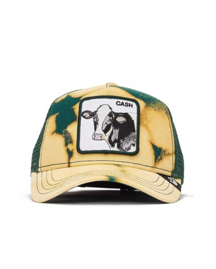 berretto trucker verde da uomo con stampa "CASH" | GOORIN BROS berretto trucker verde da uomo con stampa "CASH" | GOORIN BROS