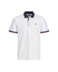 JACK & JONES Polo Uomo 12169064 BLUWIN P-EM cotone in piquè con det... JACK & JONES Polo Uomo 12169064 BLUWIN P-EM cotone in piquè con det...