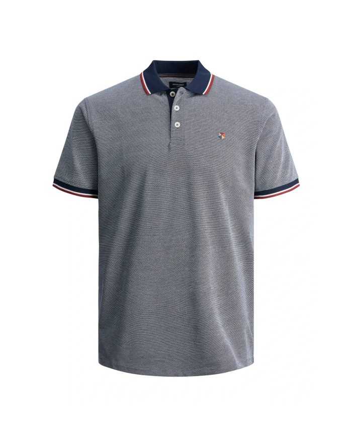 JACK & JONES Polo Uomo 12169064 BLUWIN P-EM cotone in piquè con det... JACK & JONES Polo Uomo 12169064 BLUWIN P-EM cotone in piquè con det...