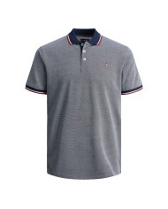 JACK & JONES Polo Uomo 12169064 BLUWIN P-EM cotone in piquè con det... JACK & JONES Polo Uomo 12169064 BLUWIN P-EM cotone in piquè con det...