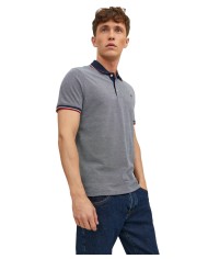JACK & JONES Polo Uomo 12169064 BLUWIN P-EM cotone in piquè con det... JACK & JONES Polo Uomo 12169064 BLUWIN P-EM cotone in piquè con det...
