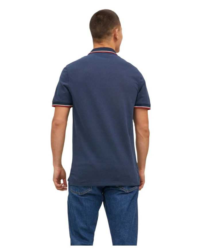 JACK & JONES Polo Uomo 12169064 BLUWIN P-EM cotone in piquè con det... JACK & JONES Polo Uomo 12169064 BLUWIN P-EM cotone in piquè con det...