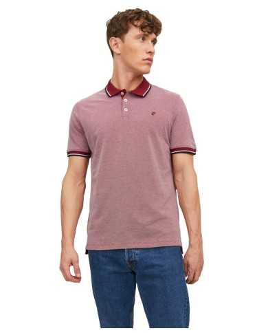 JACK & JONES Polo Uomo 12169064 BLUWIN P-EM cotone in piquè con det... JACK & JONES Polo Uomo 12169064 BLUWIN P-EM cotone in piquè con det...